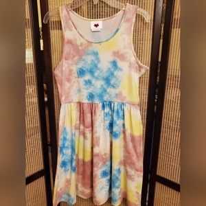 Girl's Tie Dye Skater Dress